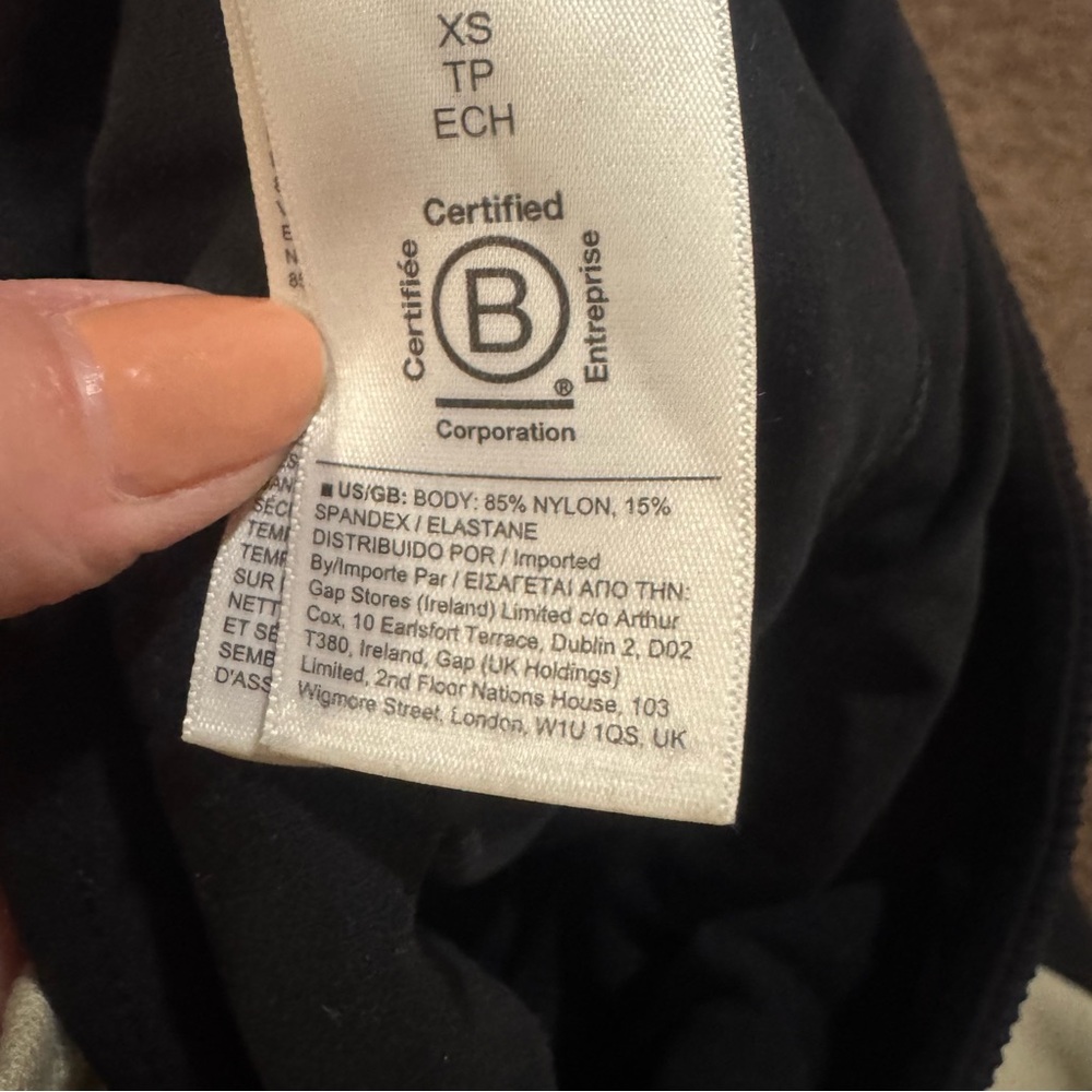 Athleta Leggings Black Elation Rib Tight Ultra High Rise Tights XS $89 - Picture 9 of 12